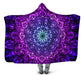Ornate Mandala Purple Hooded Blanket, Yantrart Design, | iEDM