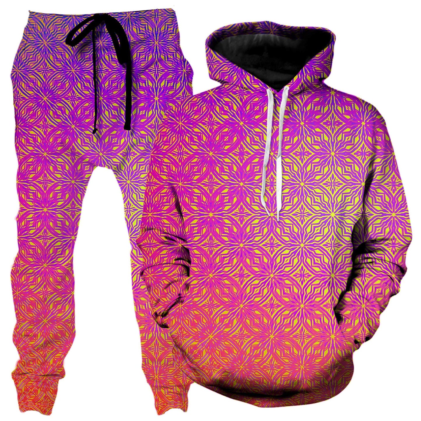 Psy Mosik Starburst Hoodie and Joggers Combo, Yantrart Design, | iEDM
