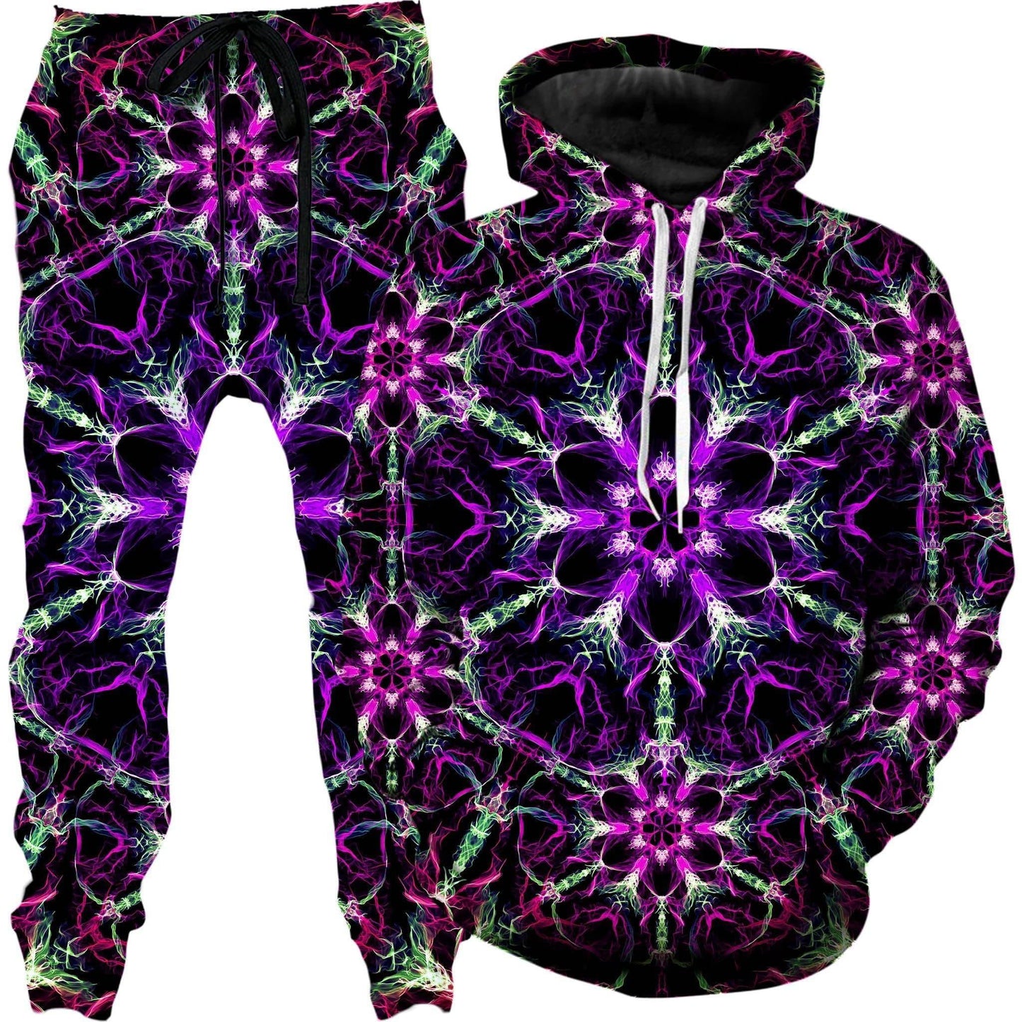 Psyched Hoodie and Joggers Combo, Yantrart Design, | iEDM