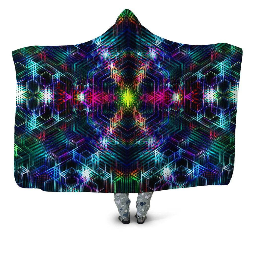 Psychedelia Hooded Blanket, Yantrart Design, | iEDM