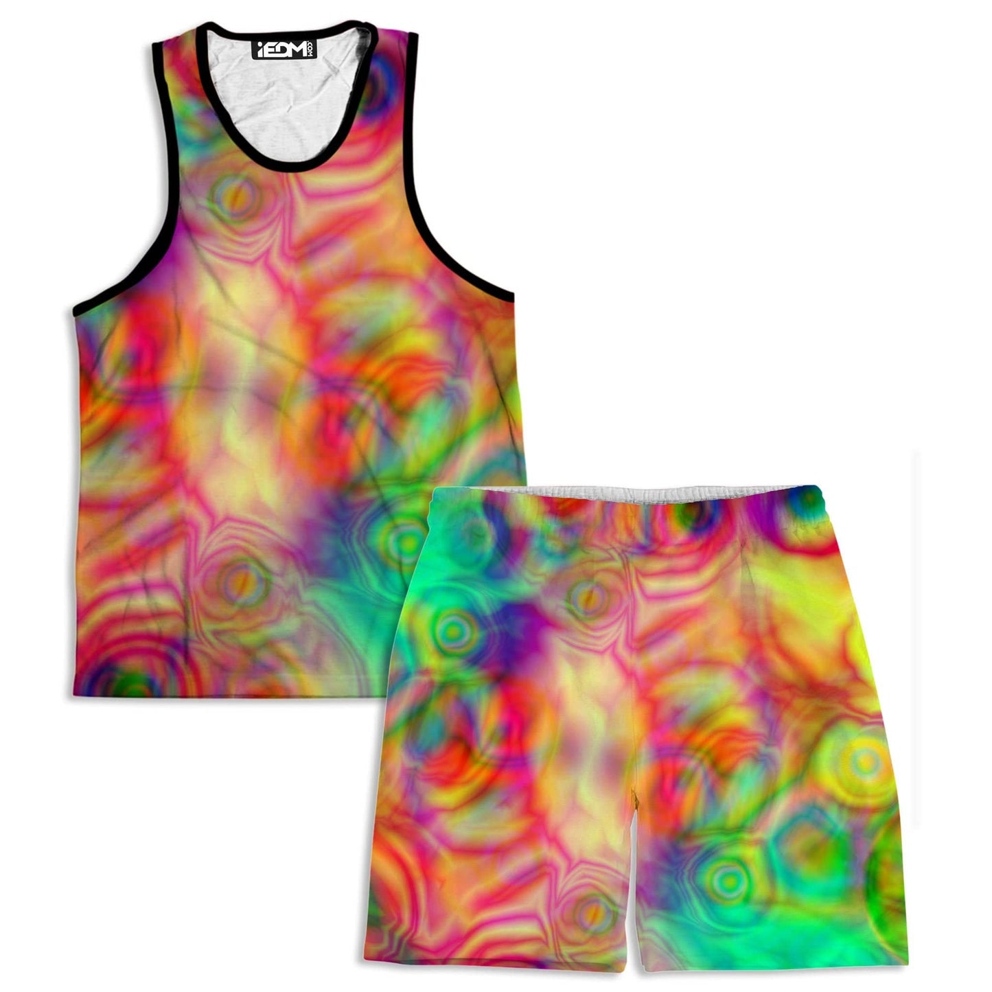 Psychedelic Dream Tank and Shorts Combo, Yantrart Design, | iEDM
