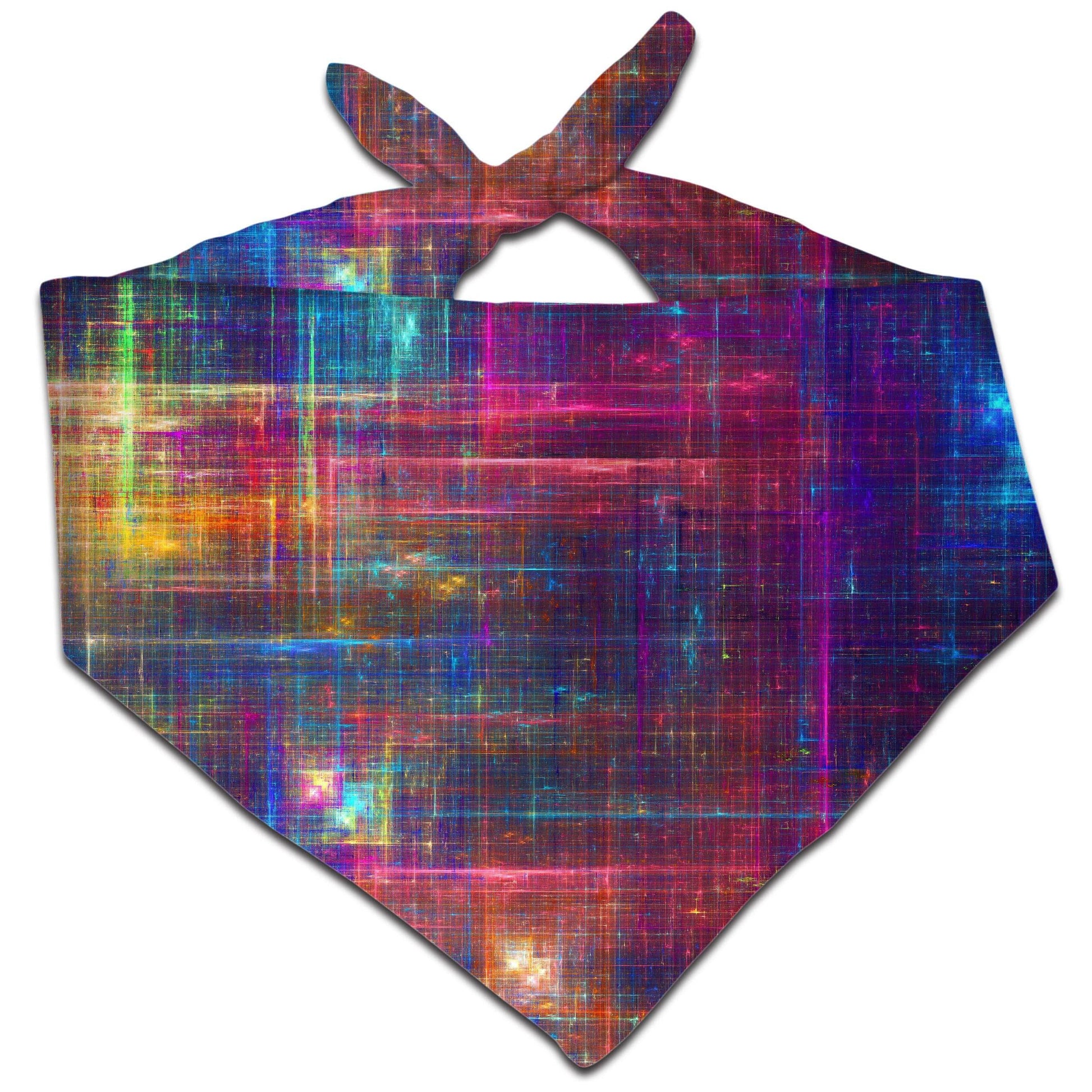 Psychedelic Matrix Rainbow Bandana, Yantrart Design, | iEDM