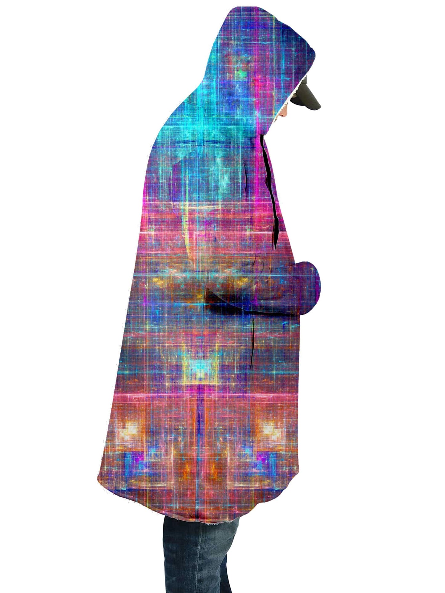 Psychedelic Matrix Rainbow Cloak, Yantrart Design, | iEDM