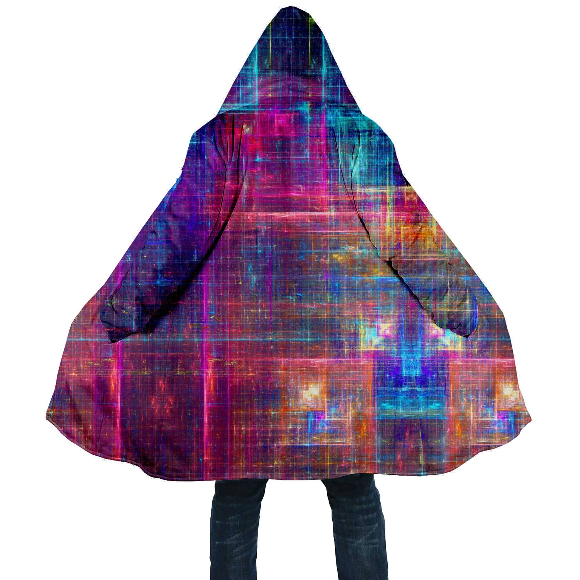 Psychedelic Matrix Rainbow Cloak, Yantrart Design, | iEDM